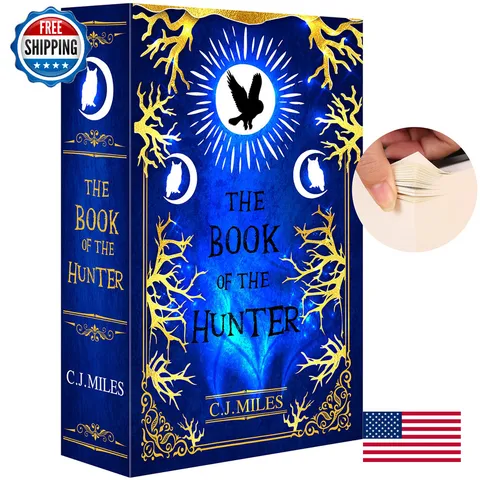 Ulixu Hunter Real Pages Book Safe Combination Lock Hidden Lock For Money