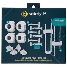 Safety 1st Home Safeguarding and Childproofing Set (80 80 Piece Set, White