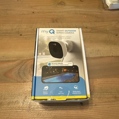 myQ Smart Outdoor Wired Camera 1080p Weatherproof Wi-Fi Night Vision 2-Way NEW