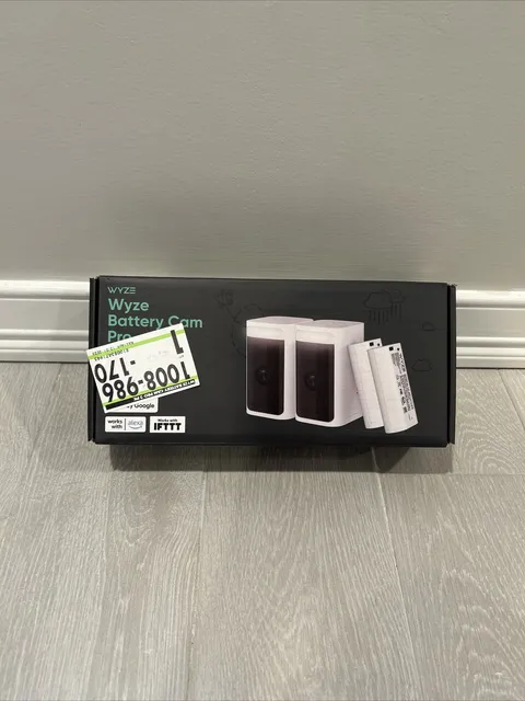 Wyze Battery Cam Pro 2-Pack - 2K HDR Wireless Cameras w/ Mounts  
