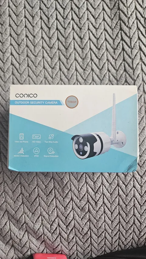 Conico Outdoor Security Camera NEW in Box 1080P Tested! Motion & Sound Detection