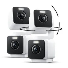 WYZE Duo Cam Pan 2K IP65 Wireless Outdoor Indoor Security Camera System 2 Pack
