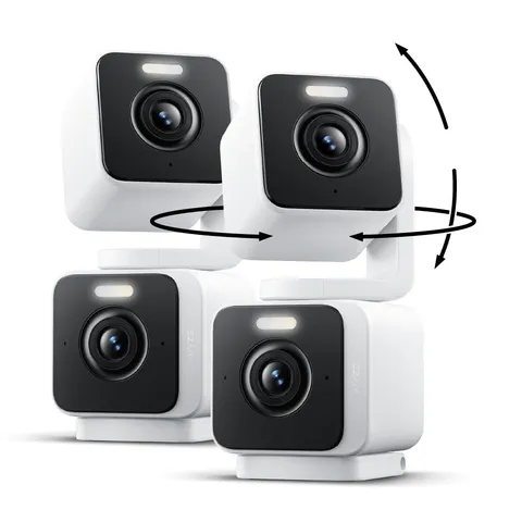 WYZE Duo Cam Pan 2K IP65 Wireless Outdoor Indoor Security Camera System 2 Pack