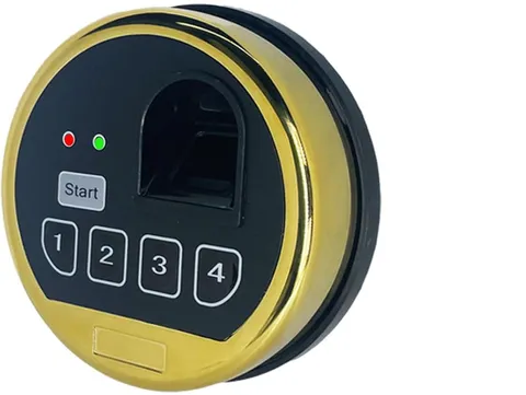 Fingerprint Safe Electronic Lock Gold Keypad Safe Lock Replacment & Swing Bolt