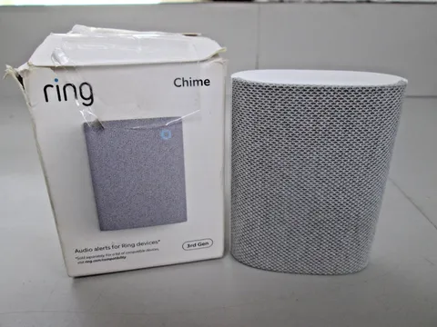Ring Chime 3rd Gen Enhanced Audio Real-Time Alerts Home Security NEW Damaged Box