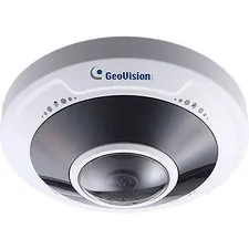 GeoVision GV-FER5702 5MP Outdoor WDR Pro IR Fisheye IP Camera, 1.4mm, White
