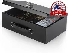 Caja De Documentos Ignifuga Con Cerradura De Llave Caja De Almacenamiento Segura