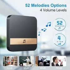 Smart Wireless WiFi Ring Doorbell Intercom Video Camera Door Bell Chime Security