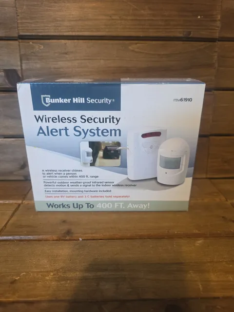 Bunker Hill Security Wireless Driveway Alert System 61910 Range 400 Ft Infrared 