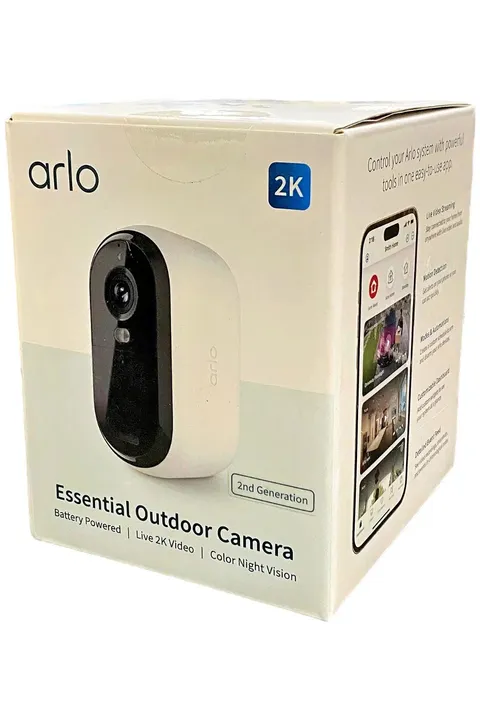 Arlo VMC3050 2nd Gen 2K Outdoor Wireless Security Camera White