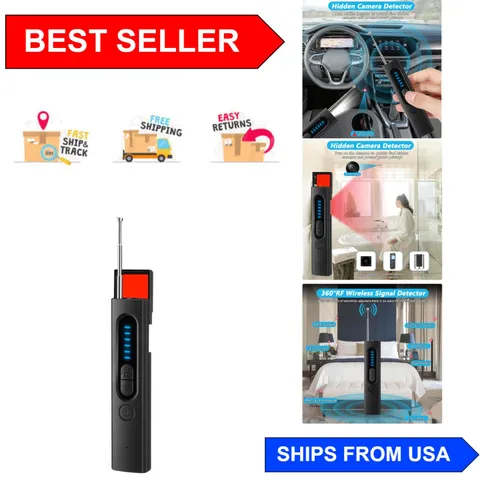 Versatile Hidden Camera Detector & RF Signal Sweeper - 1080p, 30H Battery Life