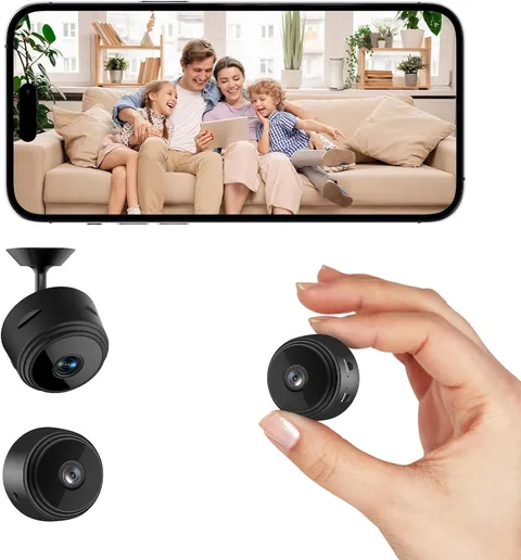 Indoor Pet Security Camera W/ App Control Small Wireless WiFi HD 1080P Camera