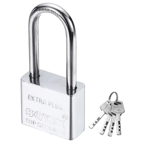 86 x 40 mm Heavy Duty Lock Alloy Steel High Security Padlocks with 3 Keys