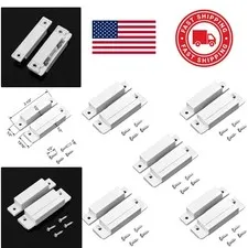 Wired Magnetic Door Window Contact Sensor Alarm Pack of 5 with 20 Screws