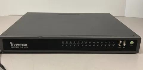 Vivotek ND8322P 8 Port Embedded PoE NVR - Power Tested
