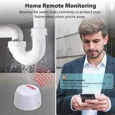 Smart WiFi Water Leak Sensor 2.4G Wireless Flood Alarm Home Security