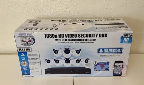 NEW! Night Owl C-881-PIR1080 8-channel/1TB 1080p HD video Security System w/DVR