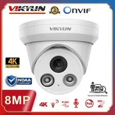 Vikylin 4K 8MP POE IP Camera Outdoor Indoor Onvif IR 30m Audio Home RTSP CCTV US