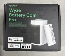 Wyze Battery Cam Pro Wireless Indoor/Outdoor 2K HD Security Camera Color WYZECOP