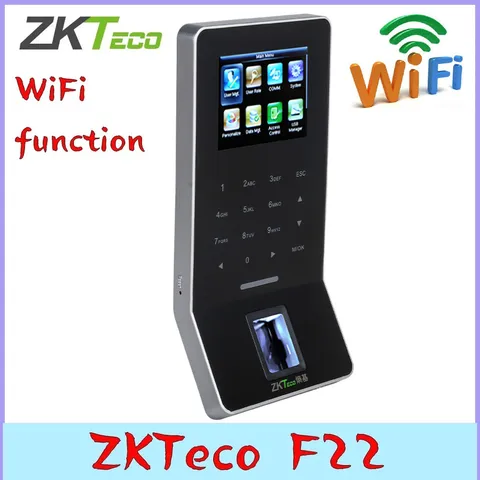 ZKTeco F22 WIFI TCP/IP Biometric Fingerprint Time Attendance Access Door Control
