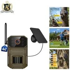 High-Definition 4G LTE Camera with Seamless Audio & AI Alerts for Home Security