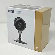 Google Nest NC1102ES Cam Indoor Security Camera 1st Gen - Black - New & Sealed