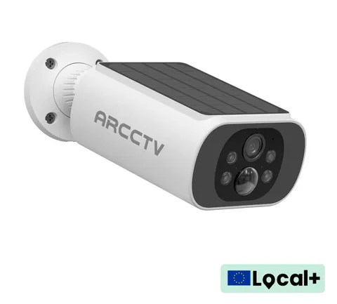 Solar WiFi Security Camera 2K Outdoor Wireless Cam Two Way Audio PIR Alert