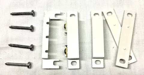 LOT/1 WIRED SURFACE MOUNT NC MAGNETIC DOOR WINDOW ALARM CONTACT REED SWITCH