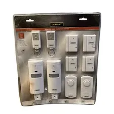 Defiant Wireless Home Security Protection System Set 4 Door/Window 2 Motion +