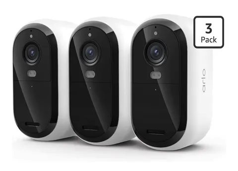 Security Cameras Wireless Outdoor - Arlo Essential Battery 2K 3 Pack