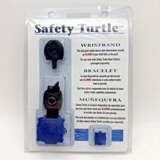 Safety Turtle Personal Immersion Alarm Wristband ONLY - New In Package - Blue