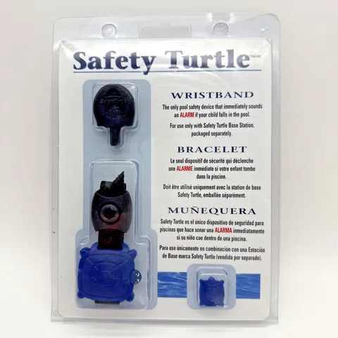 Safety Turtle Personal Immersion Alarm Wristband ONLY - New In Package - Blue