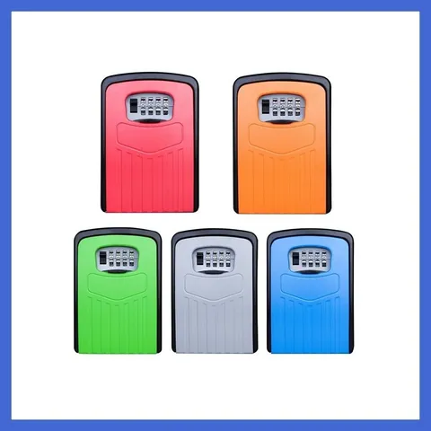 High-capacity 4Digit Combination Key Lock Storage Safe Security Box Wall Mounted