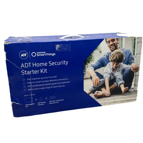 Samsung ADT Home Security Starter Kit Hub, Motion Detector, Door And Window {104