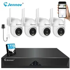 JENNOV HD Outdoor Home 5MP CCTV Security Camera Wireless IR Color Night Vision