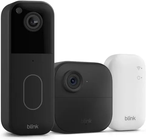 Blink Outdoor 4 Wireless Camera Security System & Blink Video Doorbell 2k BUNDLE