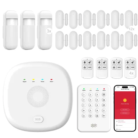 Alarm System for Home Security - Wireless Home Burglar Security System, Expan...