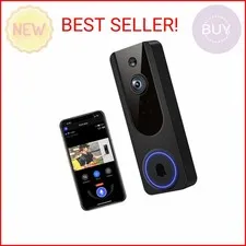 VanaOrbi 1080p WiFi Video Doorbell Camera Wireless, Battery Powered, AI Human an