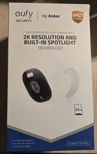 eufy Security Outdoor Cam Pro 2K Spotlight Camera T8441 IP67 w/ 32GB SD Card New