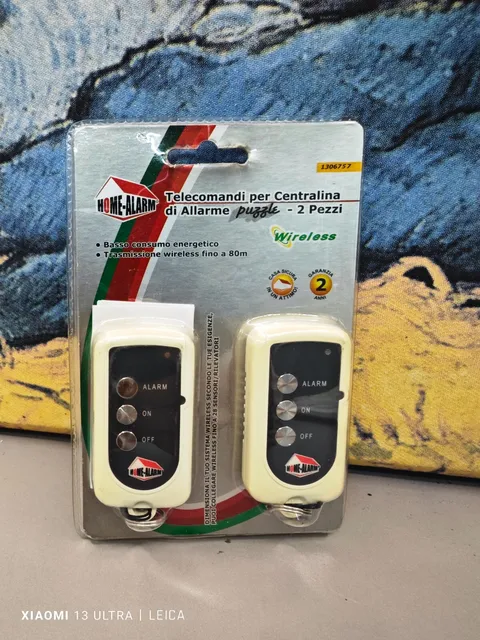 2 HOME ALARM REMOTES FOR PUZZLE KIT 433.5 MHz 434 MHz 1306757 Up to 80 Meters