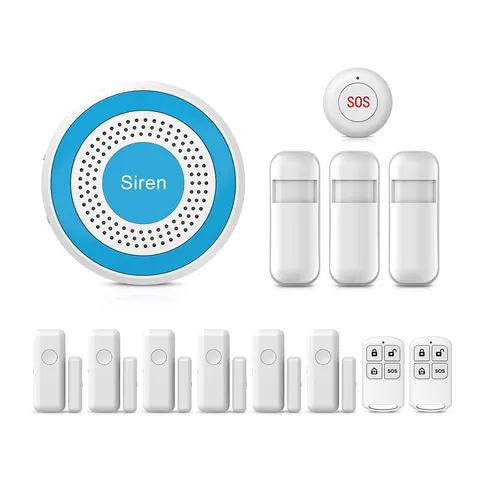 Home Systems with Door/Window Sensors and Motion Detectors,Wireless Burglar A...