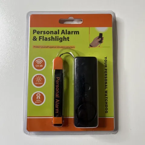 Personal Alarm and Flashlight 125 DB LED Light Personal Watchdog New Sealed