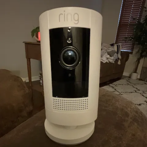 Ring Stick Up Cam Indoor Wireless Wi‑Fi IP Camera 1080p FHD Alexa White