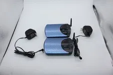 Radio Shack 43-124 900MHz Wireless Intercom System with Adapters 2 Units WORKS