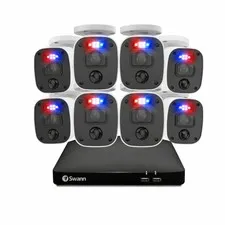 Swann 8 Camera 8 Channel 1080p Full HD DVR 1TB HDD Security System with Mic