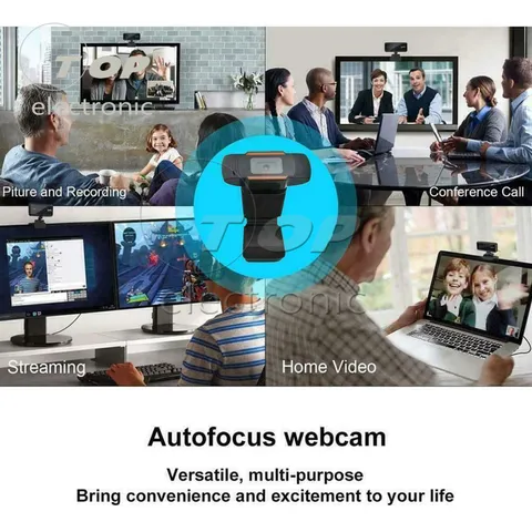 USB HD Webcam For Computer Camera Video Microphone For PC Laptop Desktop