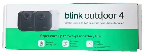 Blink Outdoor 4 Wireless Smart 1080p Security Camera - 2 Camera System (NEW)