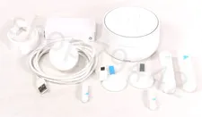GOOGLE NEST Guard Alarm System & 2 Key Fobs A0017 AC Adapter Complete No Box