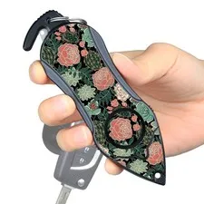 Personal Alarm Keychain Emergency Tool, Safety Panic Alarm Siren, Seat Belt C...