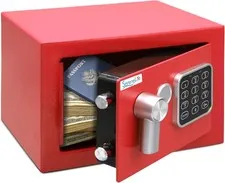 Steel Digital Safe Box - 9.1" x 6.7" x 6.7" | Secure Storage for Cash, Firear...